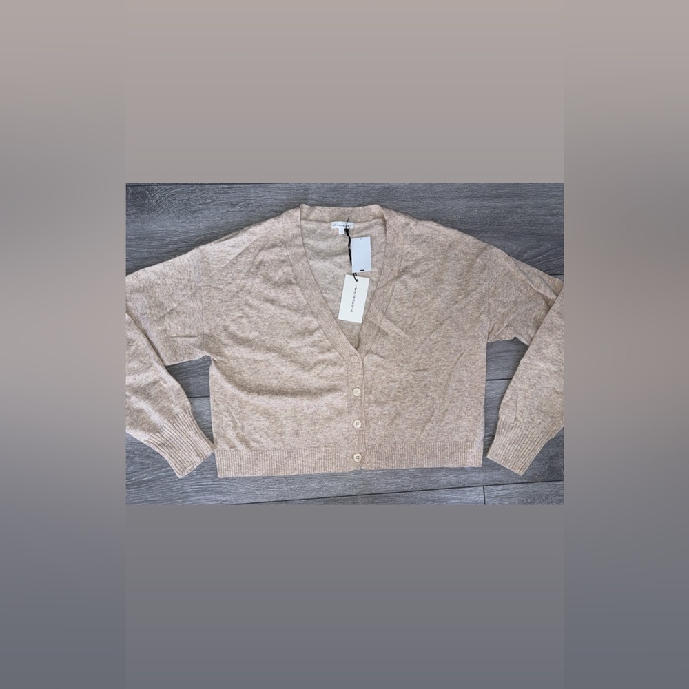 Mimosa Size Large Button Up Cardigan Tan Boutique New W/ Tags Soft Comfy